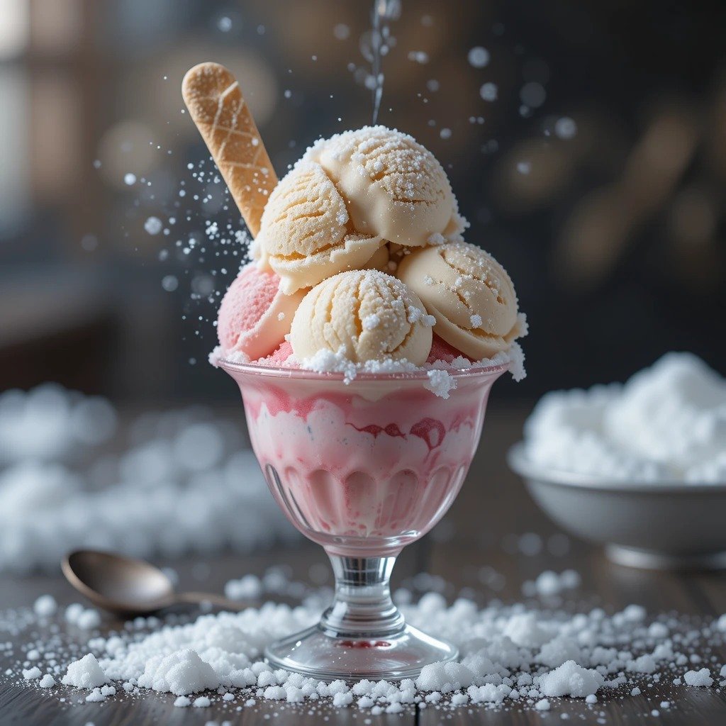 Snow ice cream recipe