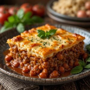 romantic Greek recipes is "Moussaka,"